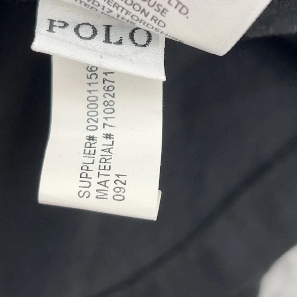 Polo Ralph Lauren Custom Slim Fit Crest Long Sleeve T-Shirt Black Men's XXL